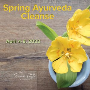 Spring Ayurveda Cleanse with Sage & Fettle Ayurveda and Angelina Fox April 4-8, 2022