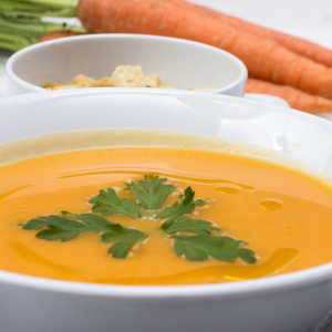 Carrot and Lemongrass Soup Recipe Image for Sage and Fettle Ayurveda